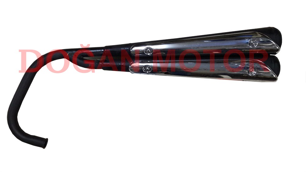 SAĞDAN ÜST ÜSTE ORJİNAL PERFORMANCE NİKEL MUHAFAZALI EGSOZ (ÖZEL ÜRETİM)