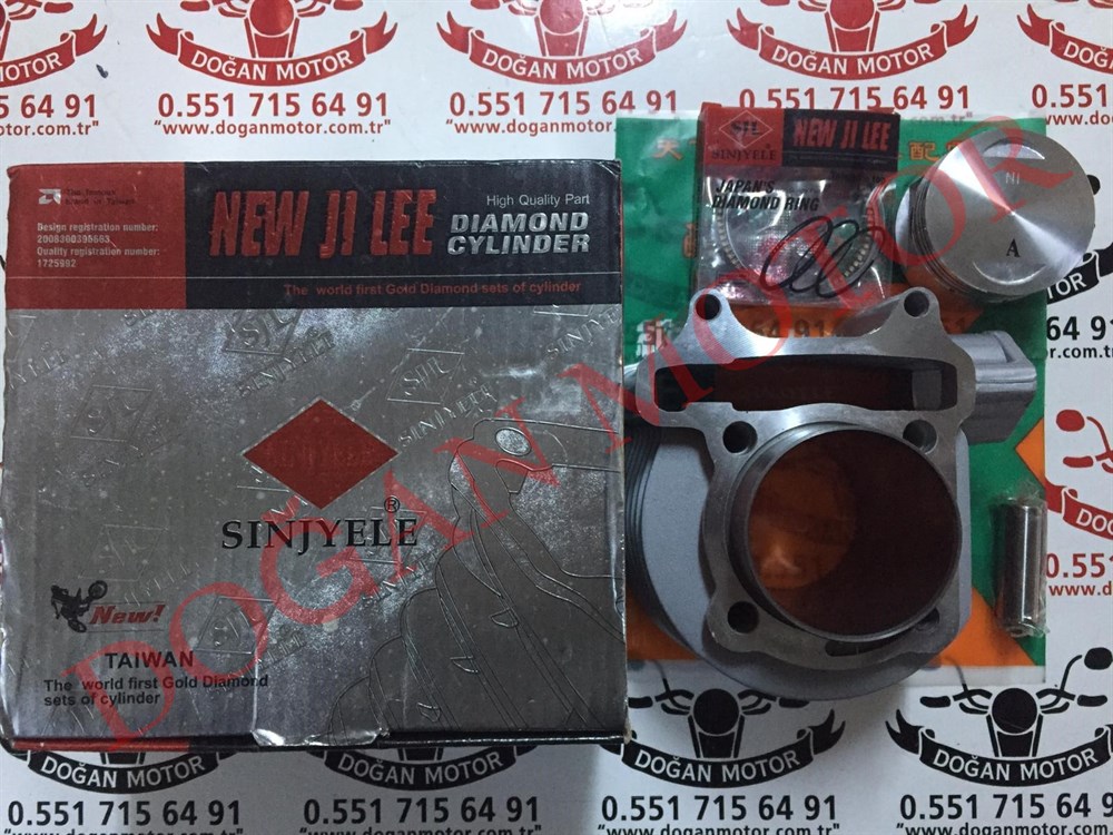 SCOOTER 150cc SİLİNDİR PİSTON SEKMAN SET MODİFİYE (ORJİNAL TAIWAN)