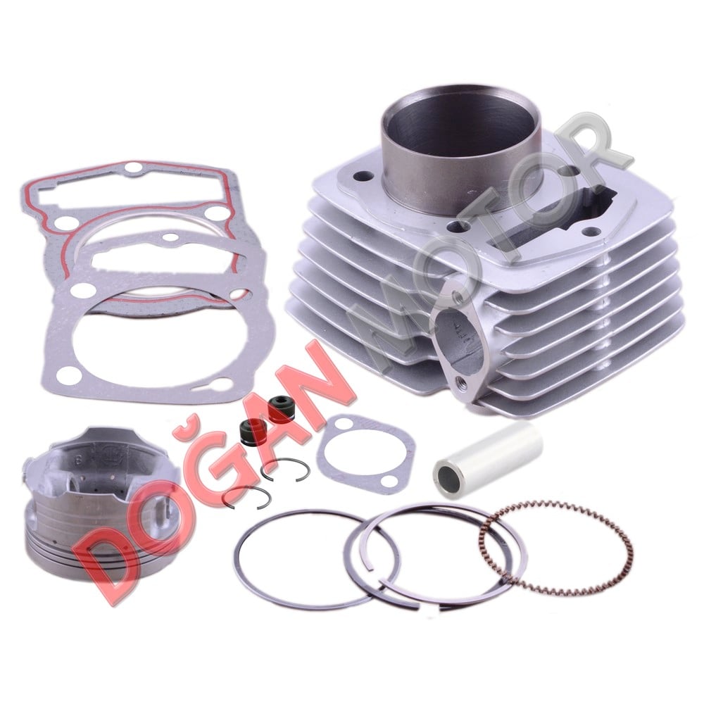 SİLİNDİR KOMPLE 13 PERNO   56,50 mm   EKS. ZİNCİRLİ MODEL    KISA PİSTON  CG