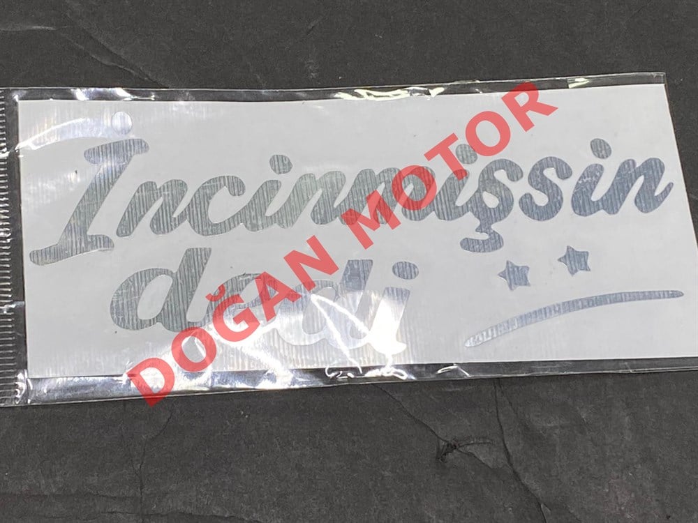 SİTİCKER İNCİNMİŞSİN DEDİ NİKEL A KALİTE BASKI 