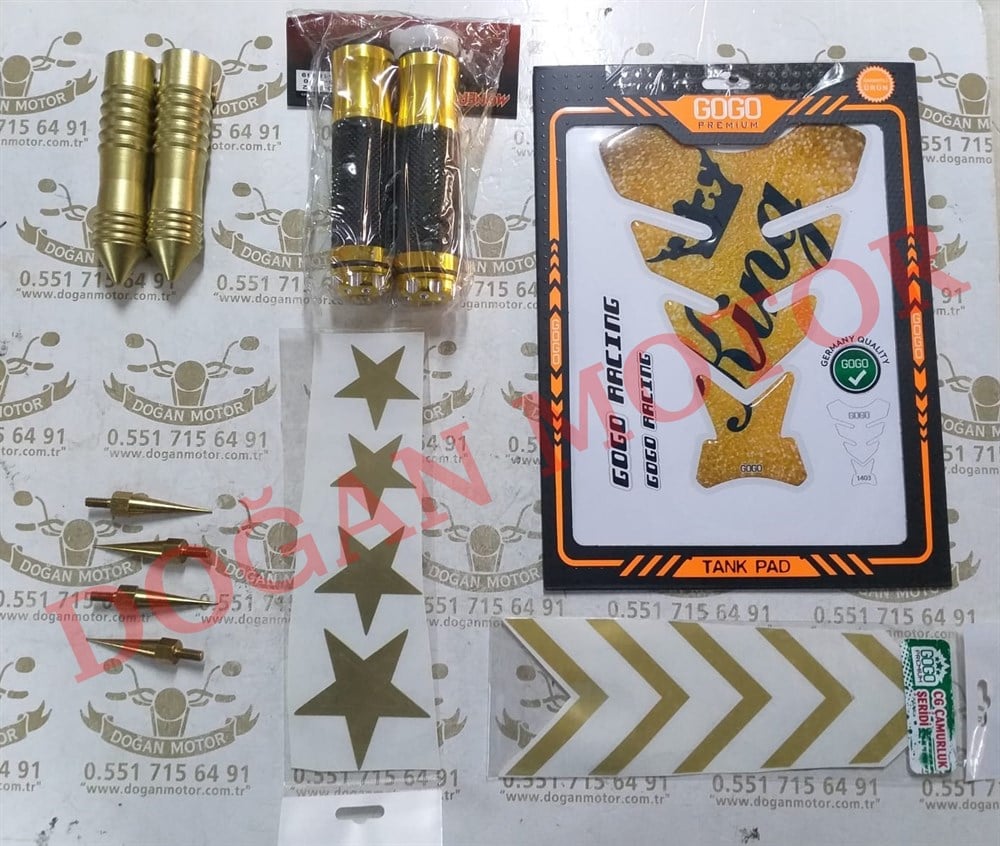 TANGPAD-GOLD ELCİK-GOLD BASAMAK-GOLD SİVRİ VİDA-ÇAMURLUK OKU-YILDIZ SETLEME