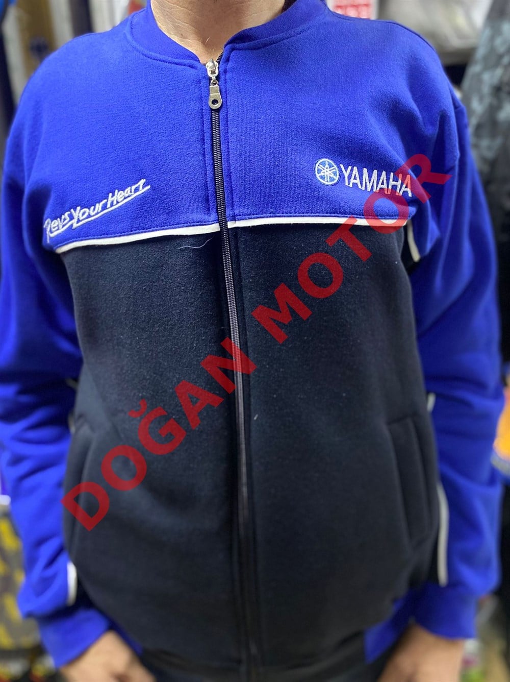 YAMAHA POLAR CEKET MAVİ mont