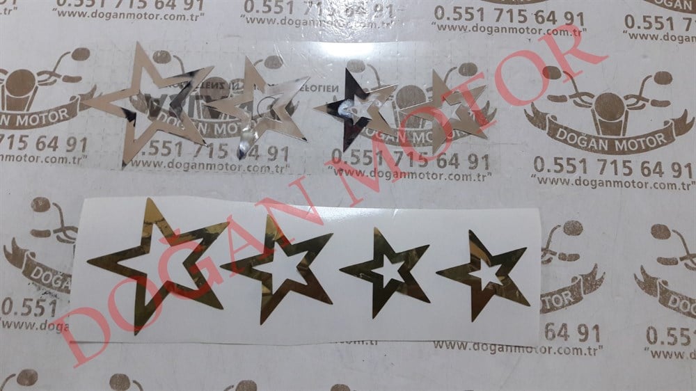 YILDIZ SETİ 8 Lİ NİKEL+GOLD