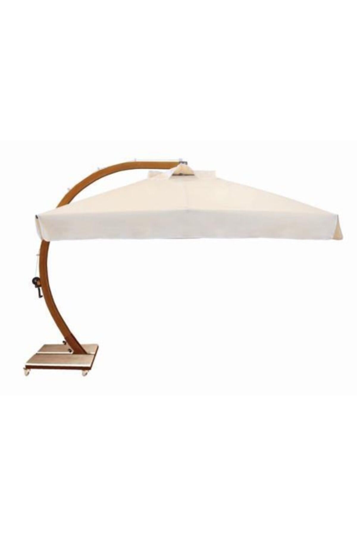 Ahşap Gövde Kare Şemsiye