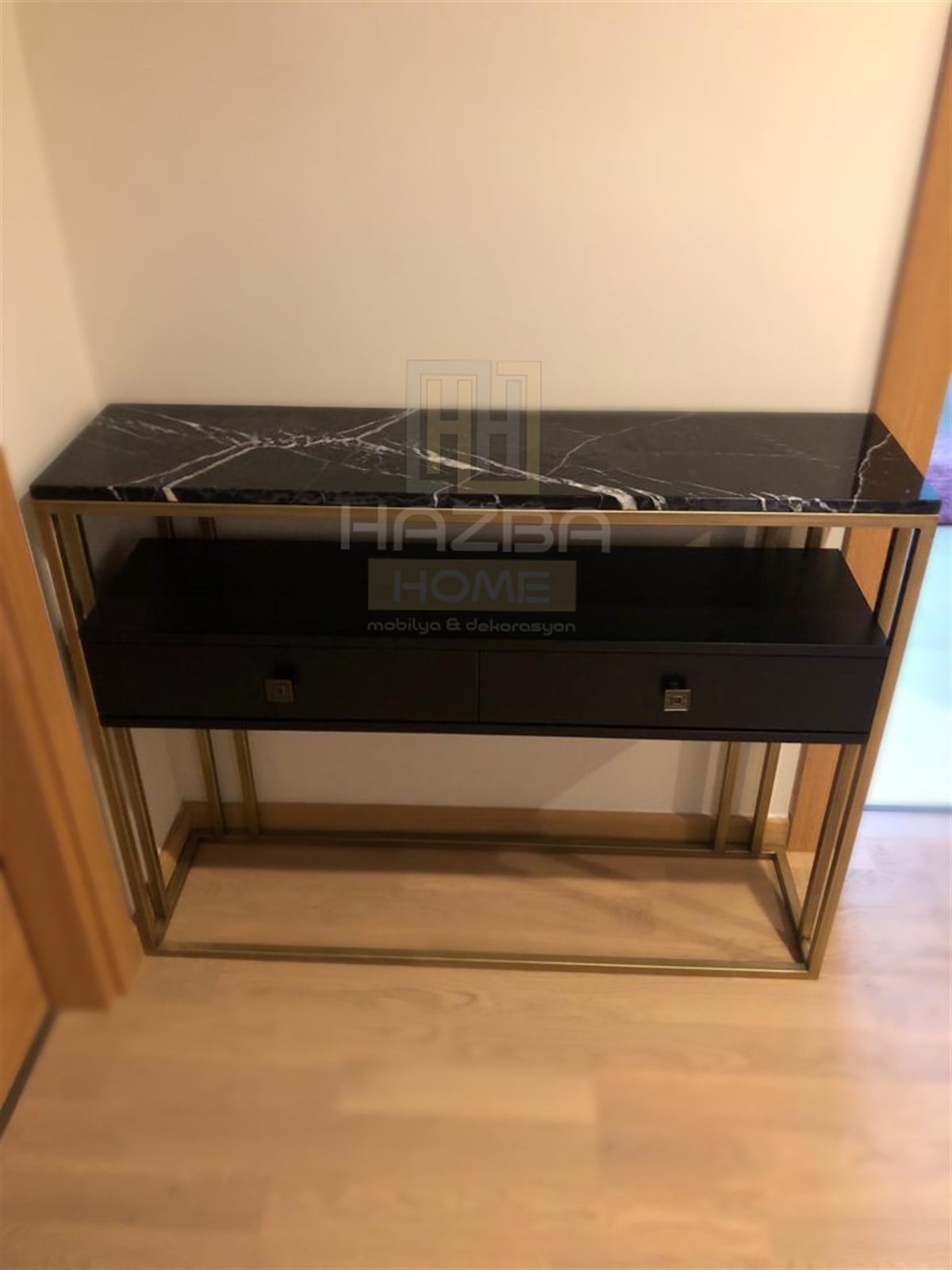 Dresuar Çekmeceli Mermerli