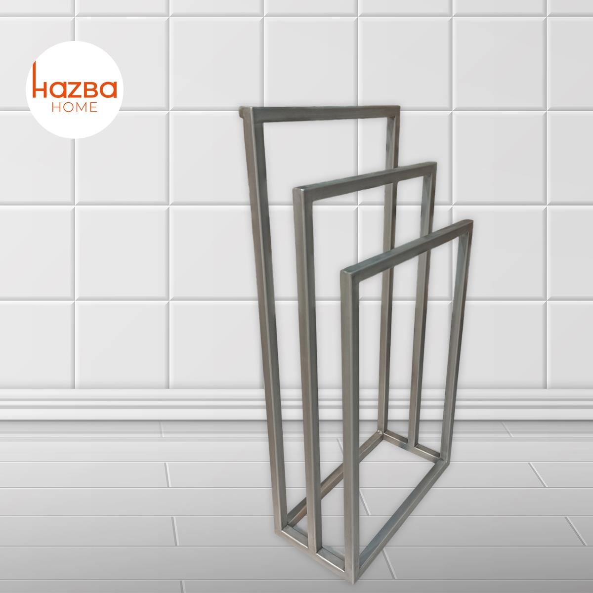METAL AYAKLI HAVLU ASKISI 3 AYAKLI GRİ