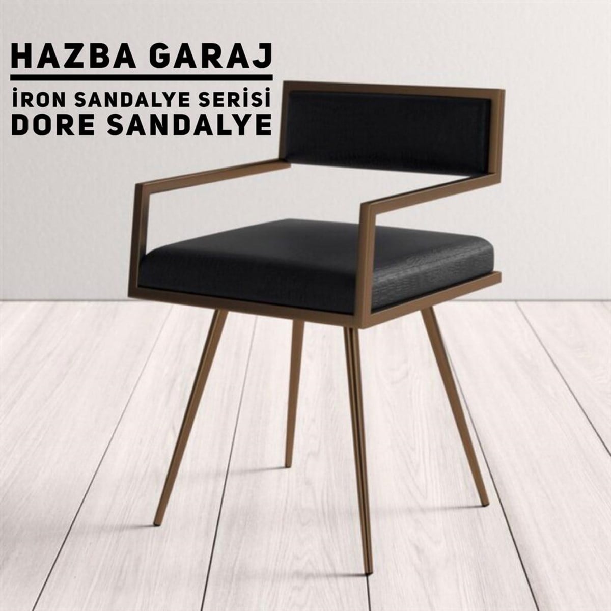 METAL DORE  SANDALYE