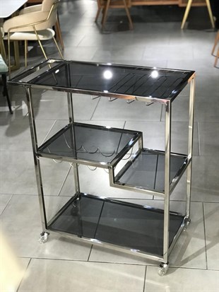 Harmony Paslanmaz Çelik Servis Arabası