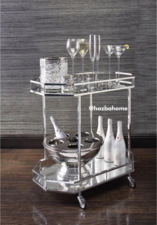 Paslanmaz Çelik Servis Arabası