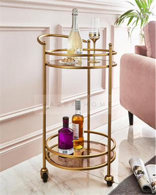 YUVARLAK SERVİS ARABASI