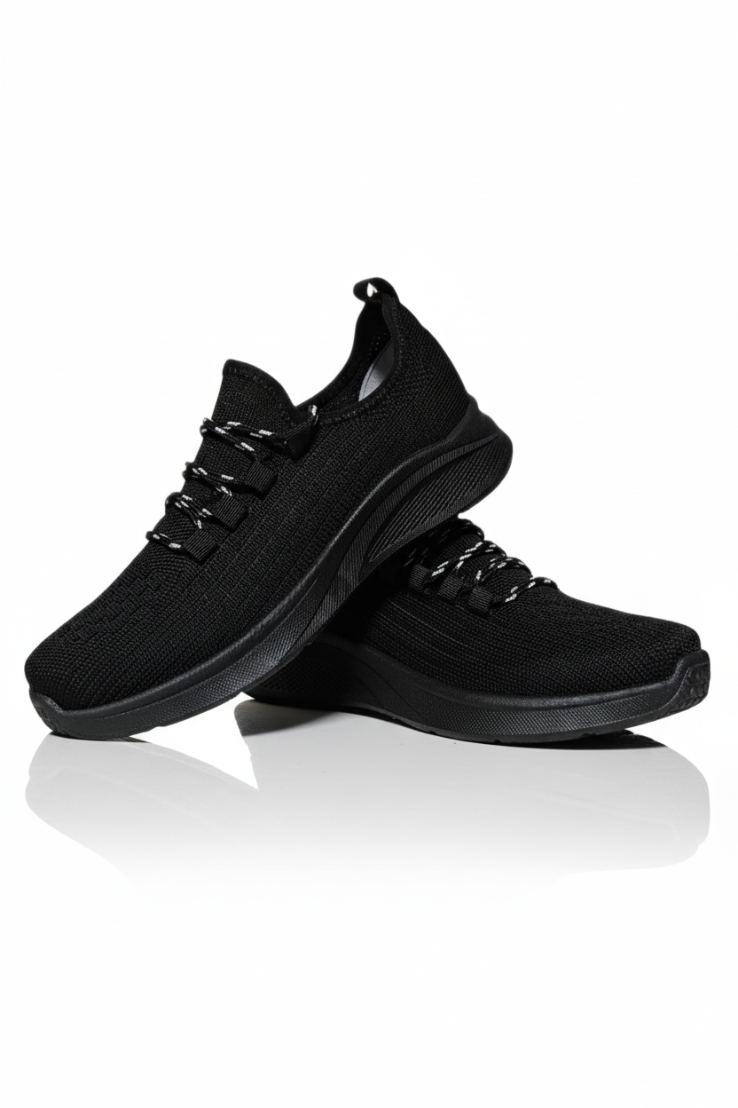 FeelUp FL-01-02 Siyah-Siyah Unisex Sneaker Spor Ayakkabı