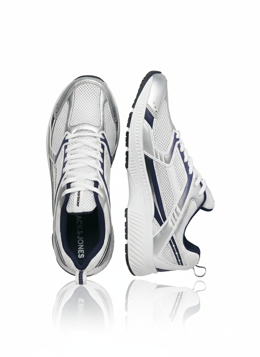 Jack & Jones JFWTOKYO PU Erkek Beyaz Sneaker Spor Ayakkabı 12261964