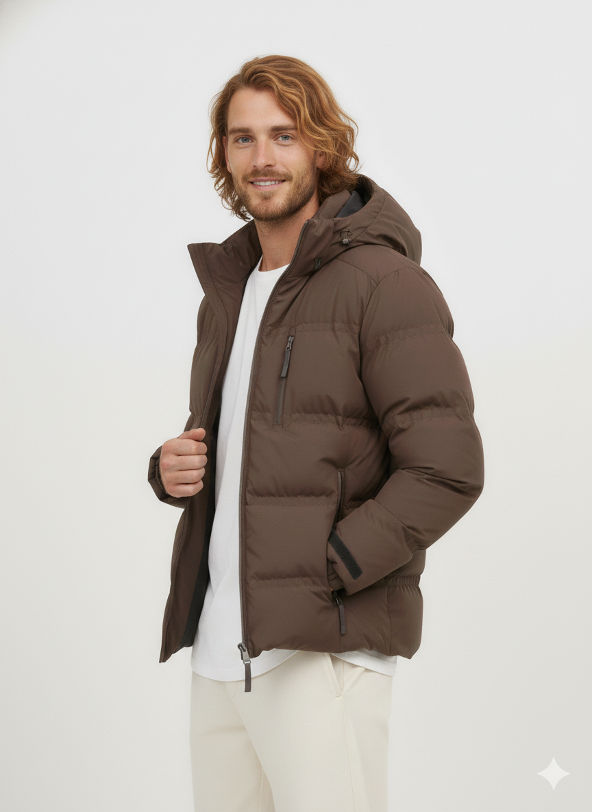 Jack & Jones Jcosweep Soğuk Geçirmez Erkek Mont Kaban Seal Brown 12238998