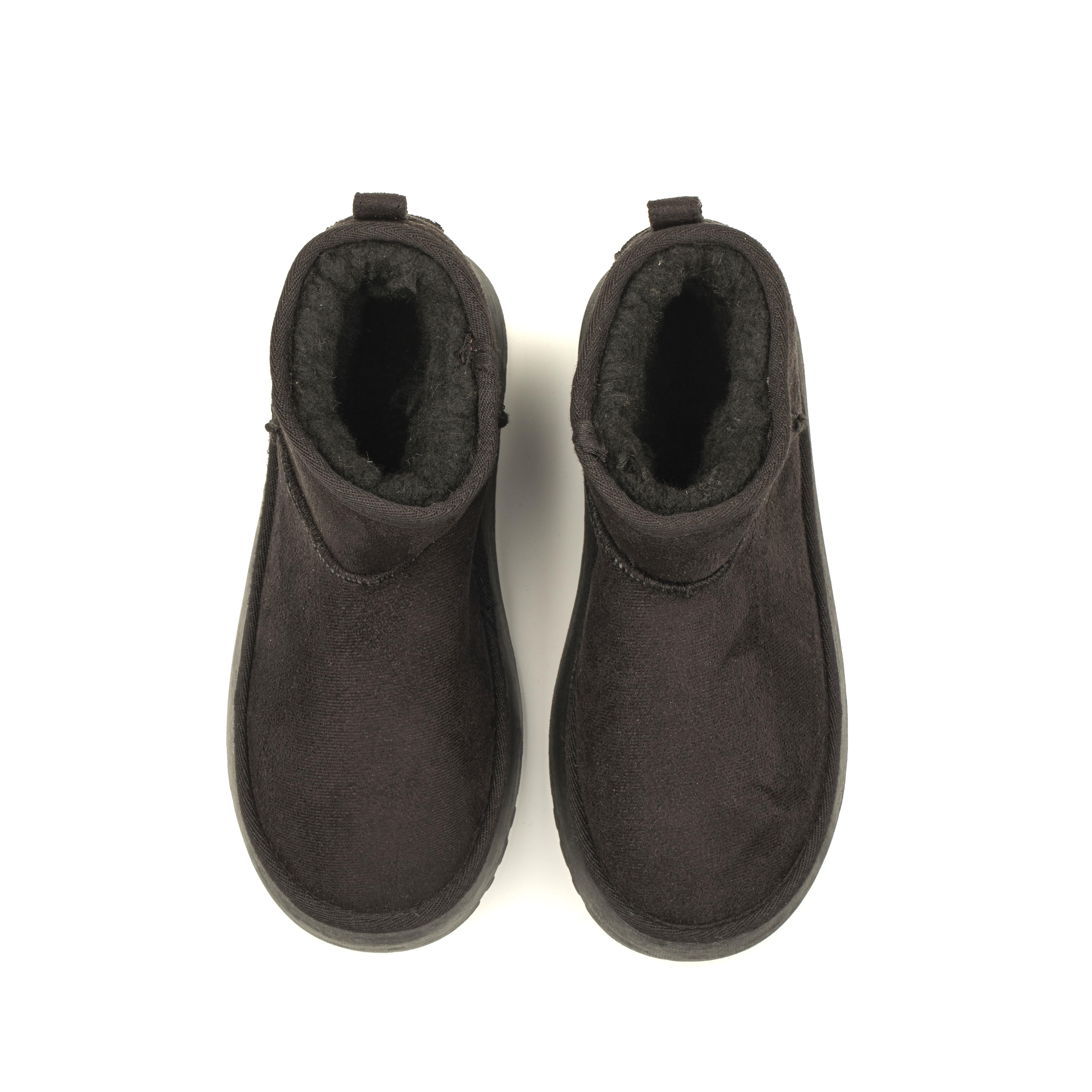 Roy Jones Melbourne Kadın İçi Kürklü Siyah Yüksek Taban Günlük Bot 9000-101