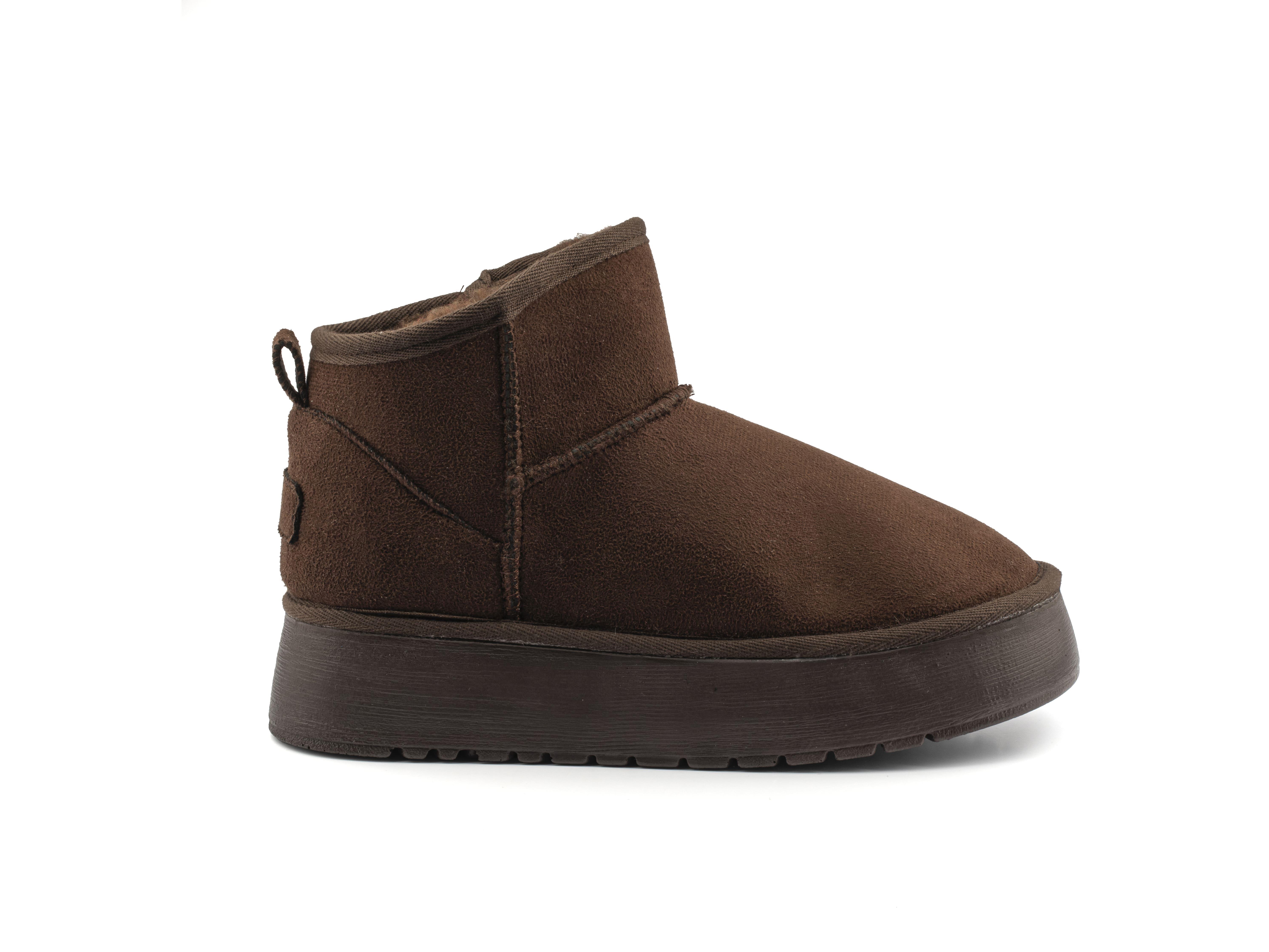 Roy Jones Melbourne Kadın İçi Kürklü Kahve Yüksek Taban Günlük Bot 9000-101