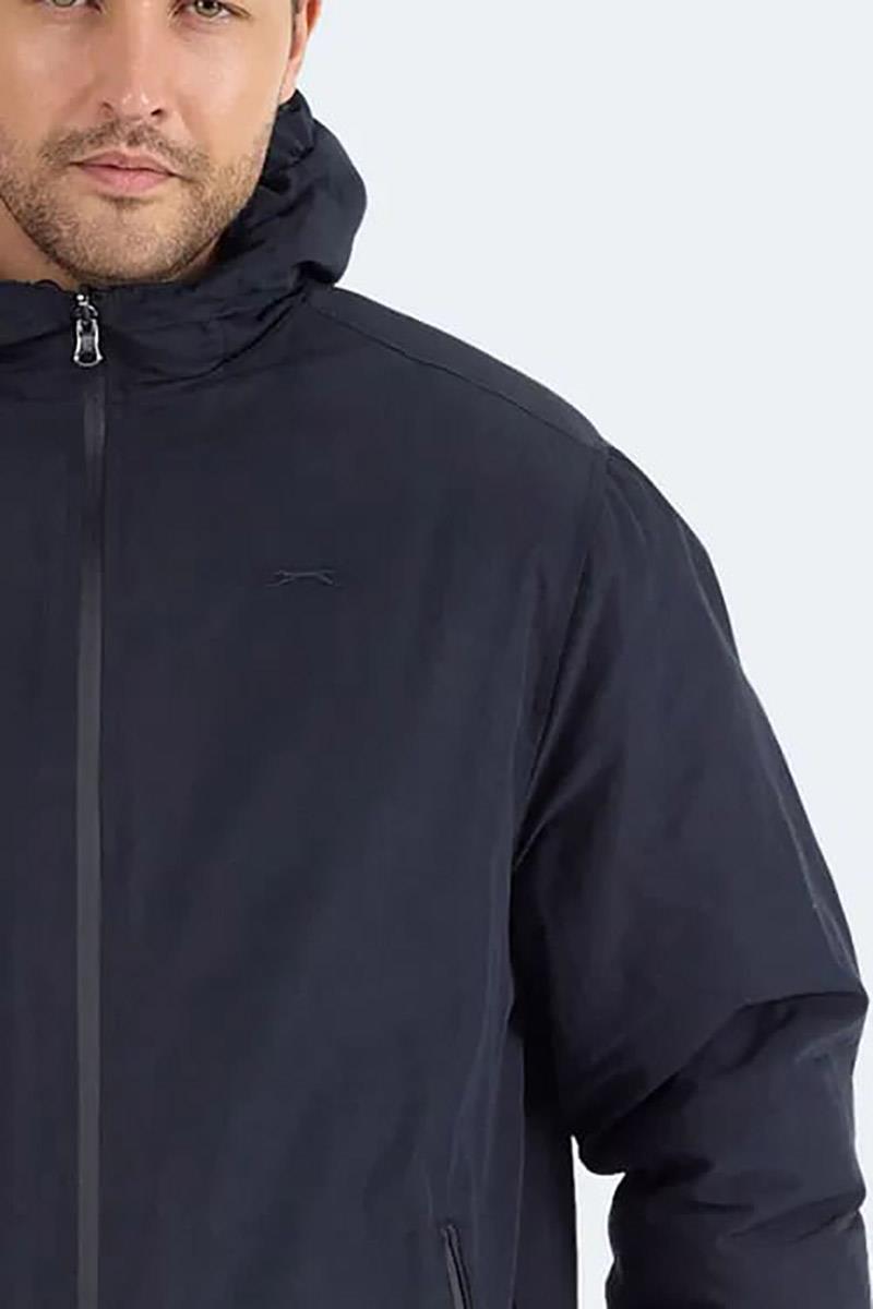Slazenger BRELIS Erkek Çift Taraflı Lacivert Haki Mont & Kaban