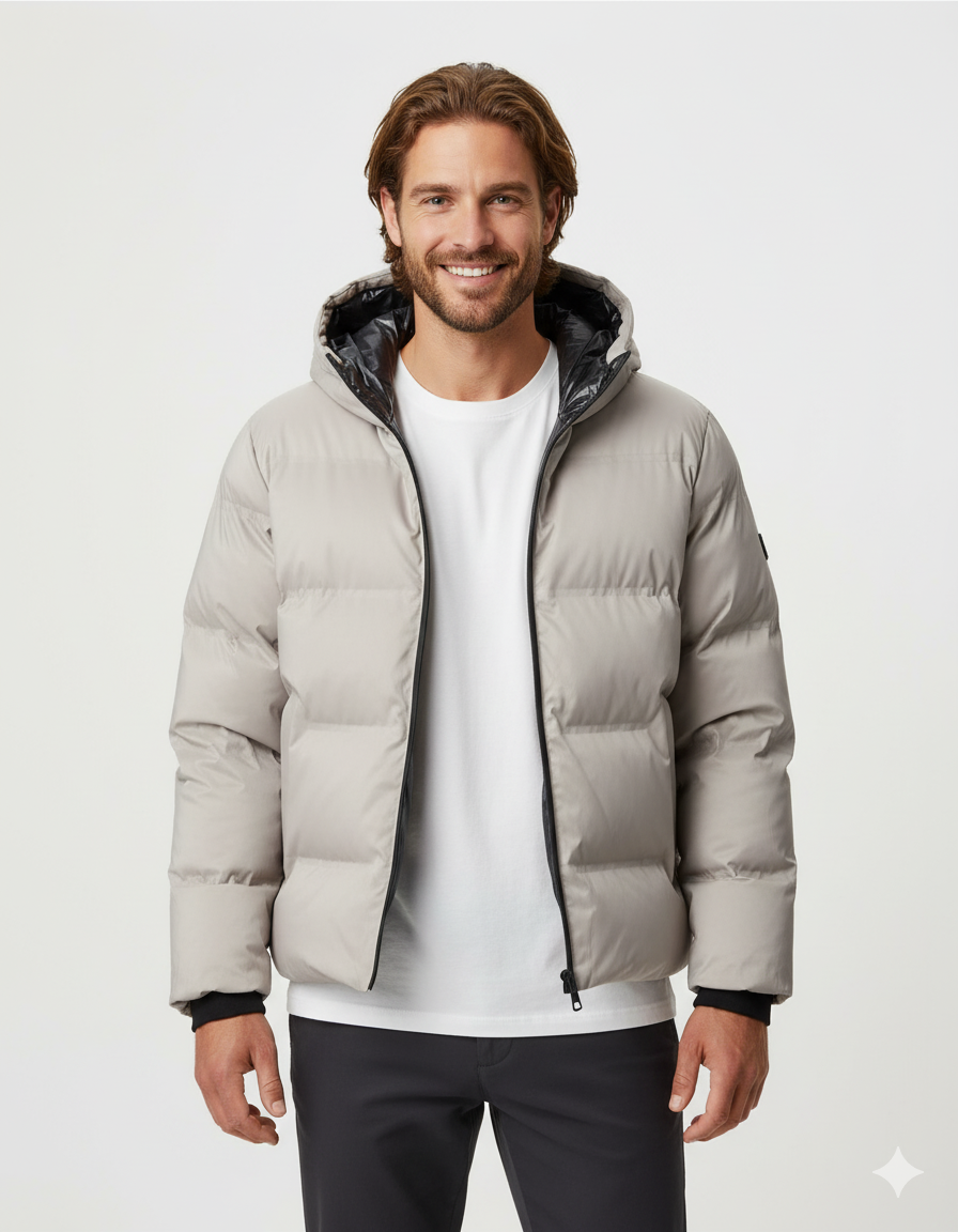 Jack & Jones JJKAITO PUFFER JACKET BF Erkek Mont Bej 12282300