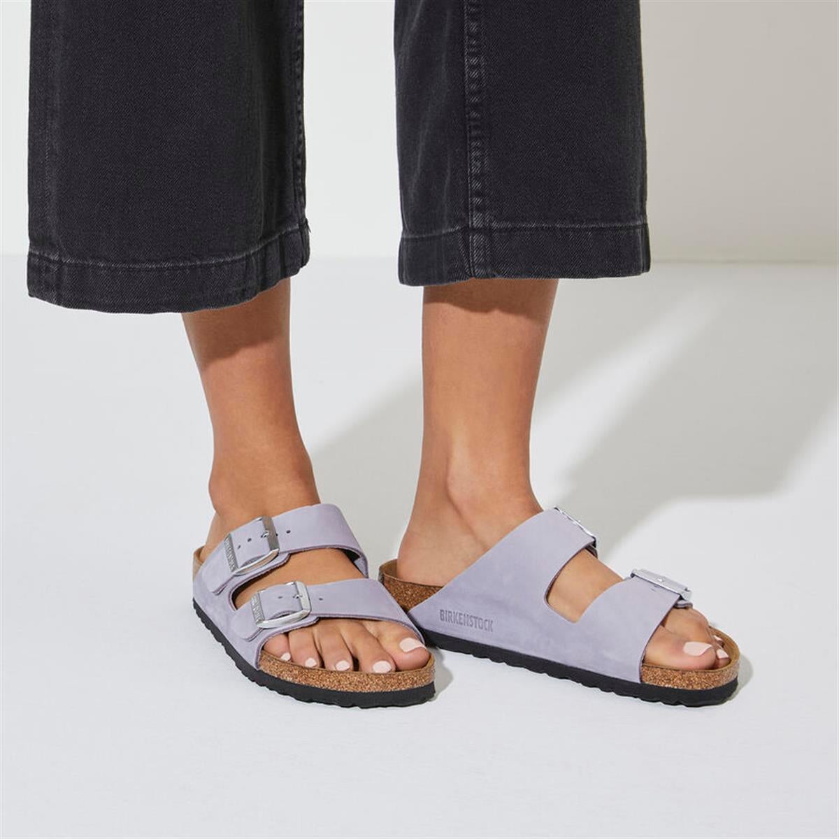 Birkenstock Arizona SFB Nu Mor Çift Toka Terlik 1024241  v1