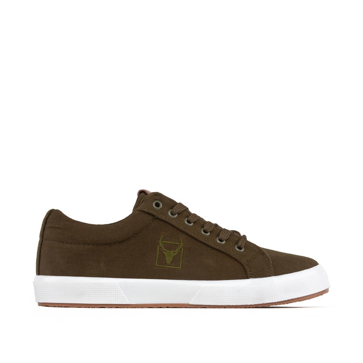 BUCKHEAD 4213 Mayer Haki Yazlık Keten Comfort Erkek Sneaker Spor Ayakkabı