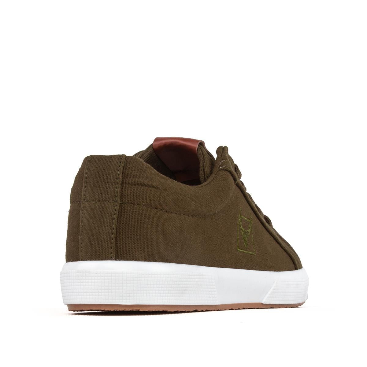 BUCKHEAD 4213 Mayer Haki Yazlık Keten Comfort Erkek Sneaker Spor Ayakkabı