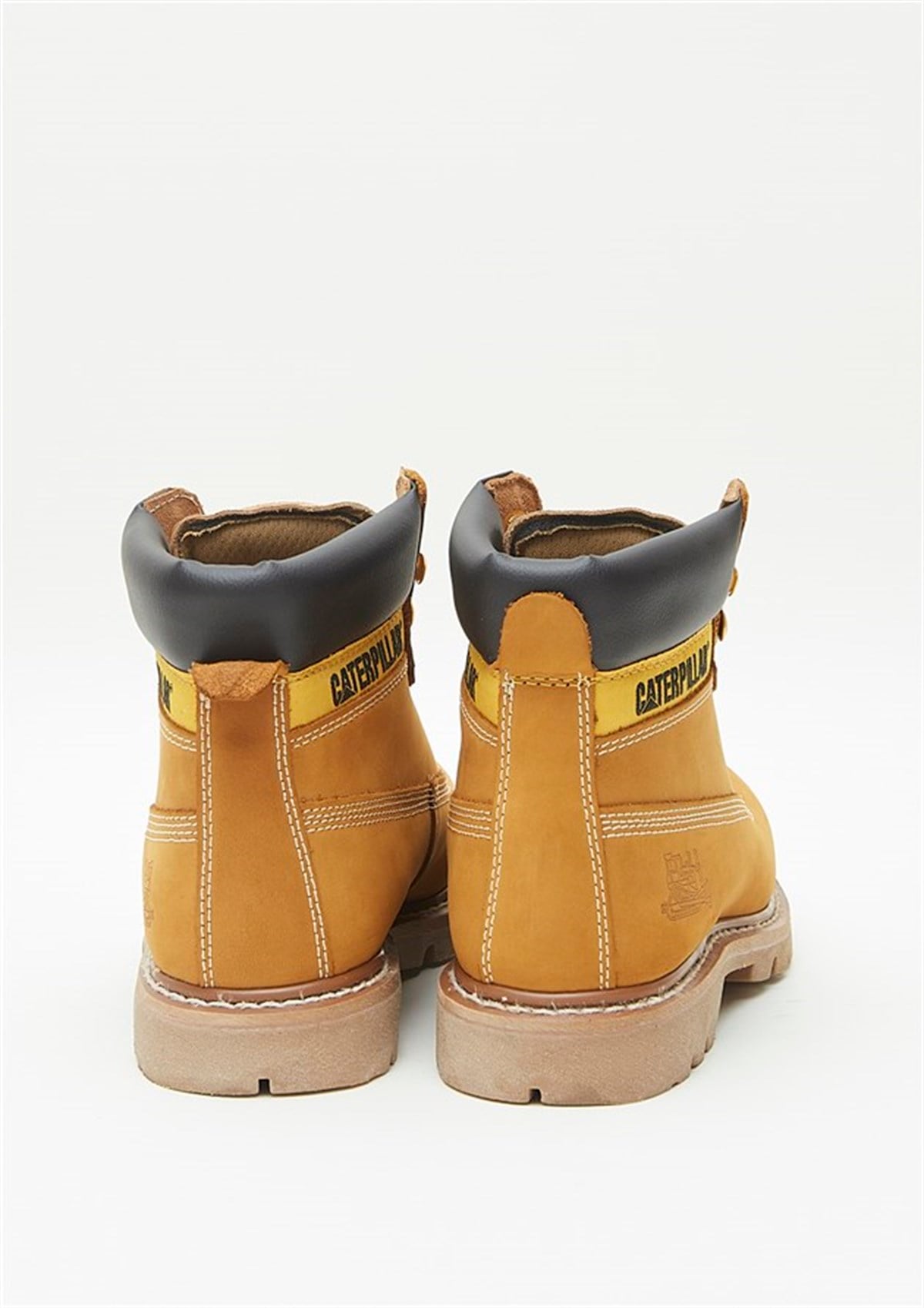 Caterpillar CAT Honey Nubuk Deri Sarı Unisex Bot Postal Ayakkabı