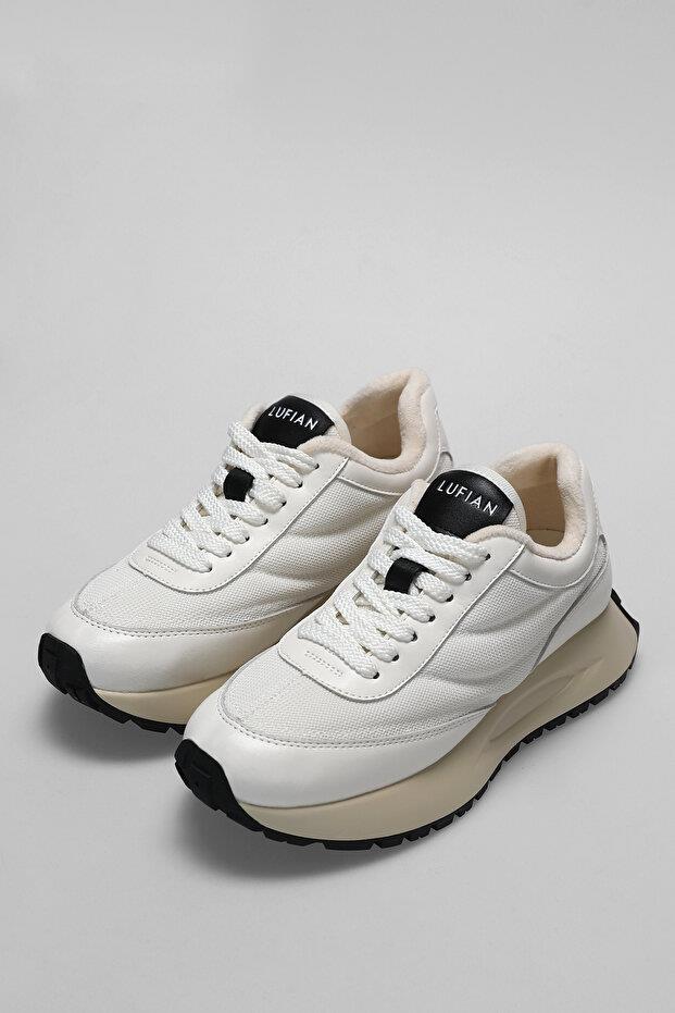 Lufian Sia Beyaz Kadın Sneaker Ayakkabı 122230016