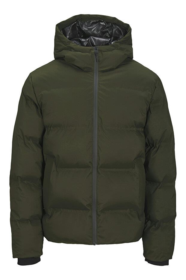 Jack & Jones JJKAITO PUFFER JACKET BF Erkek Mont Haki 12282300