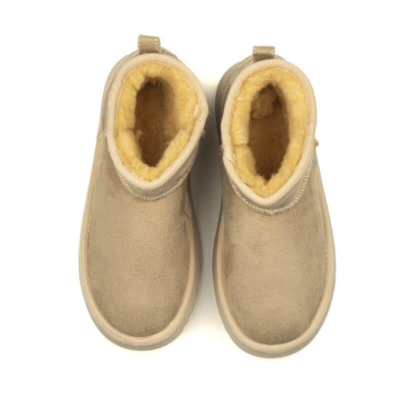 Roy Jones Melbourne Kadın İçi Kürklü Bej Yüksek Taban Günlük Bot 9000-101