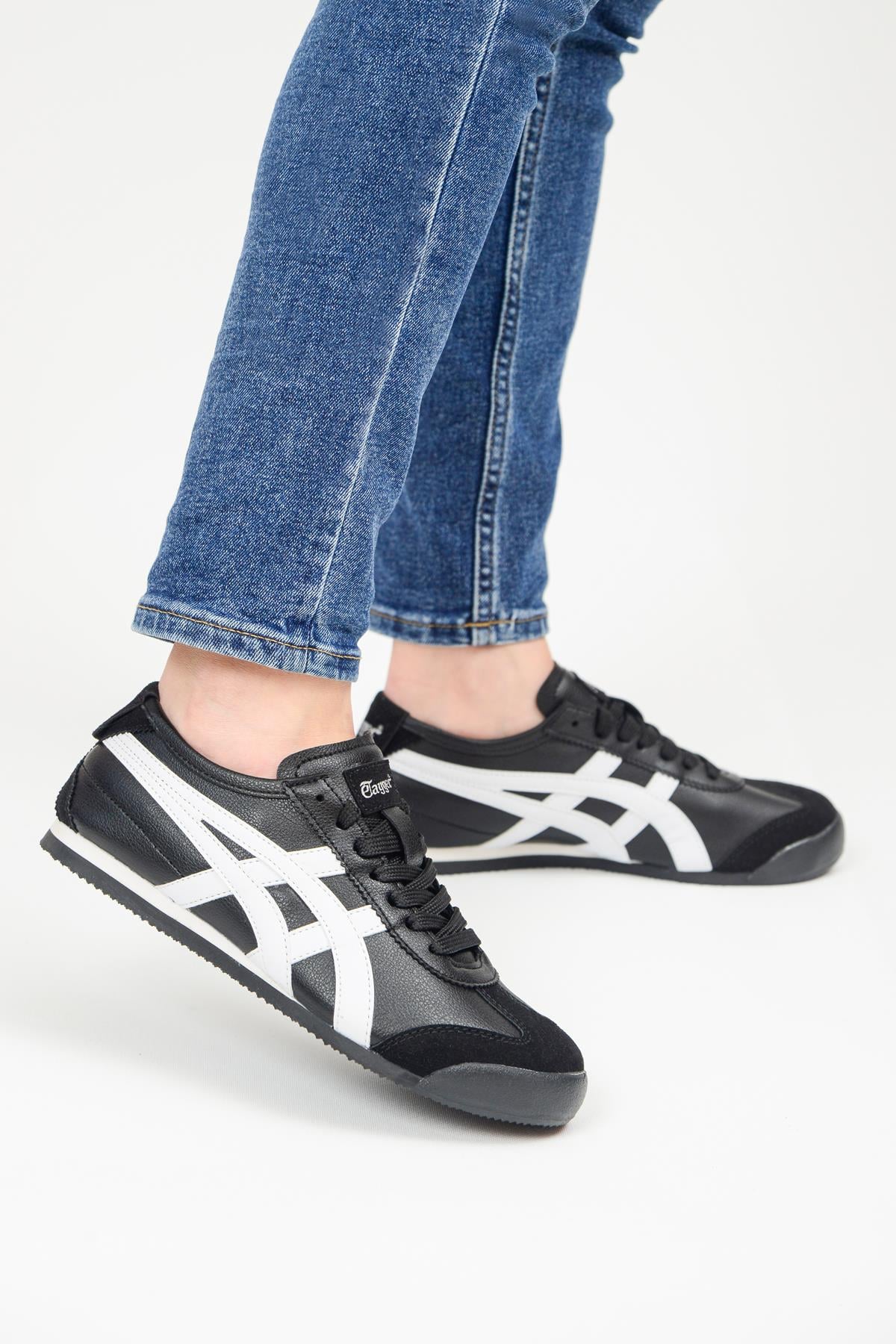 eTayger E-2012-2057 Siyah Beyaz Unisex Sneaker Spor Ayakkabı