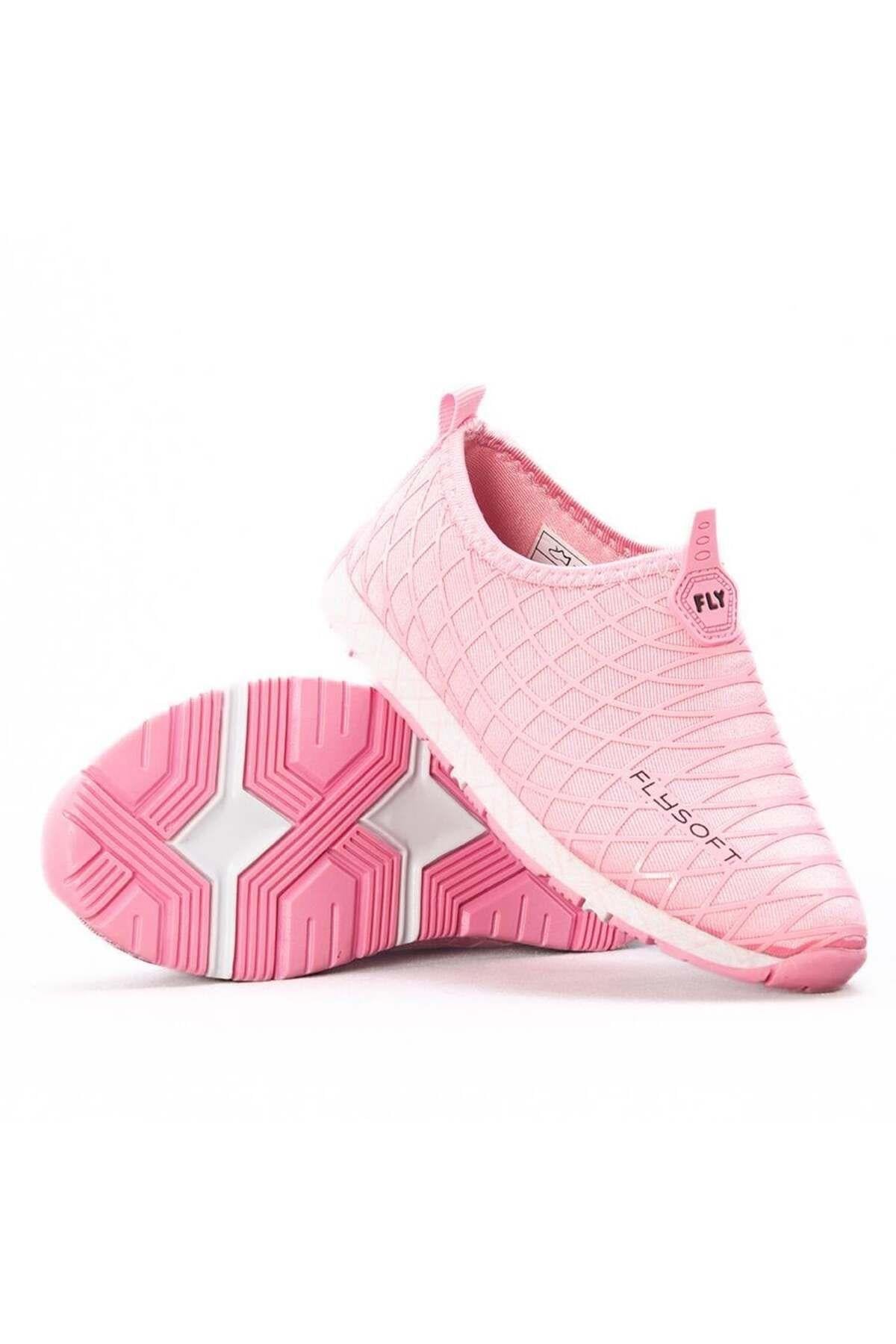 Fly Soft Su İticili Pembe Kız Çocuk Havuz Kreş Okul Ayakkabı