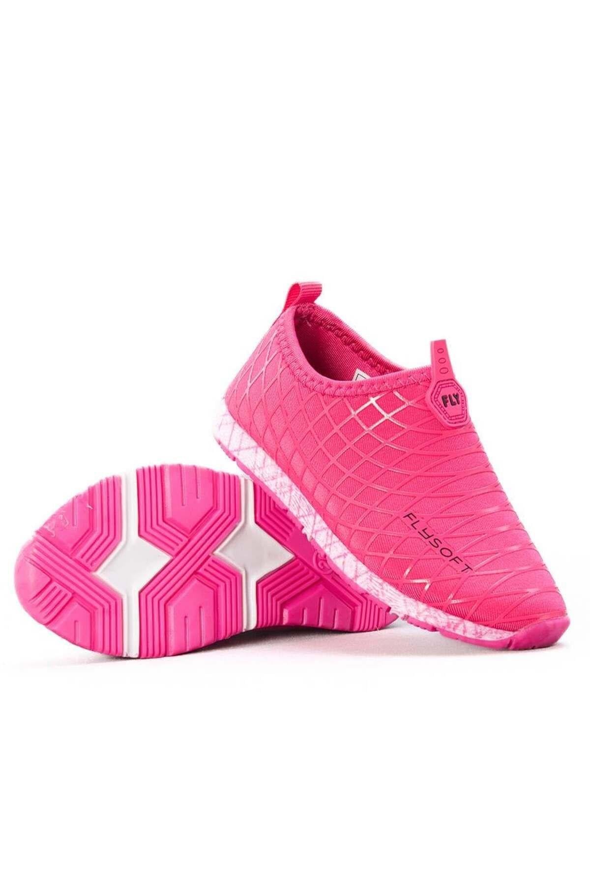Fly Soft Su İticili Pembe Kız Fuşya Havuz Kreş Okul Ayakkabı