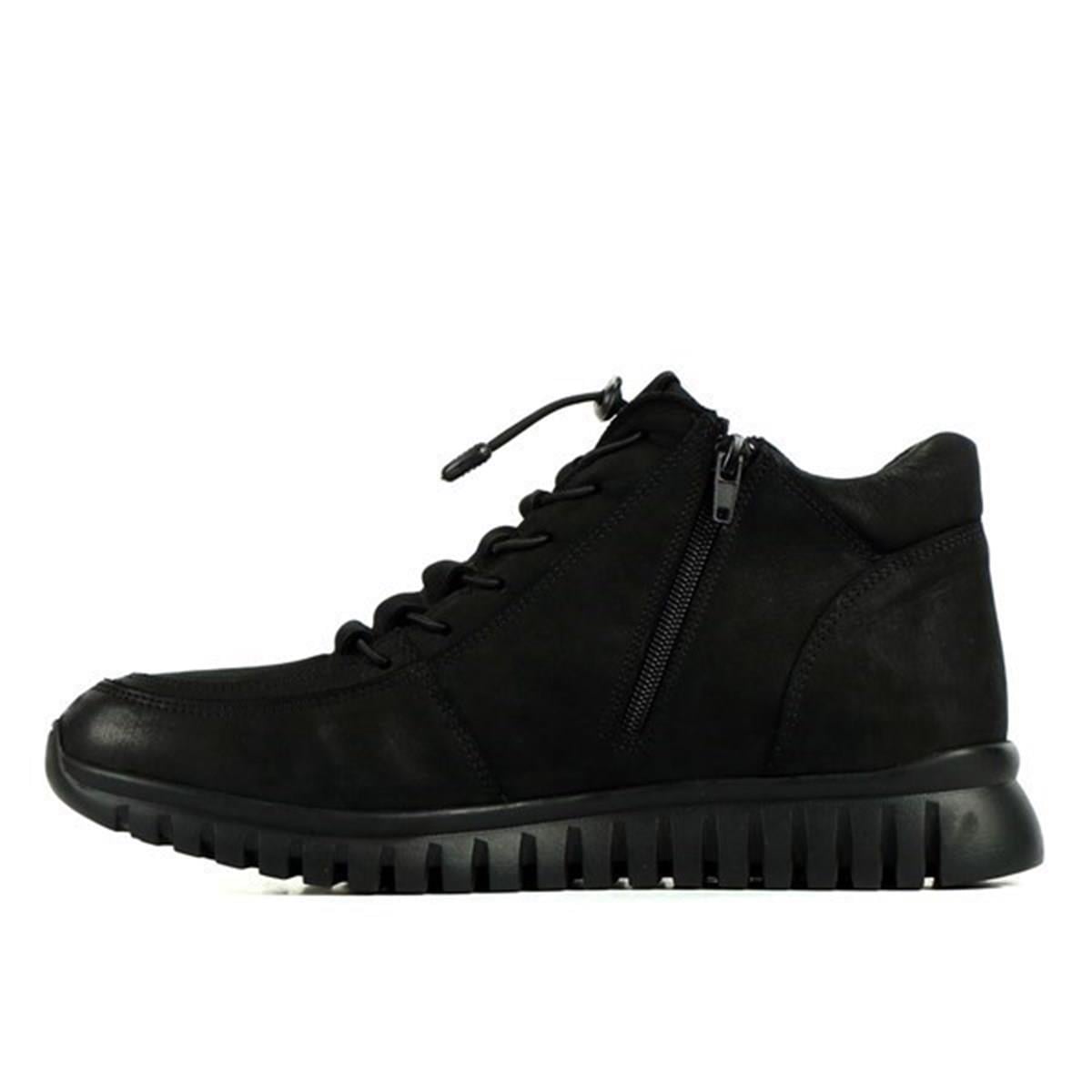 Hammer Jack Siyah Deri Unisex Yarım Bot 102 18810