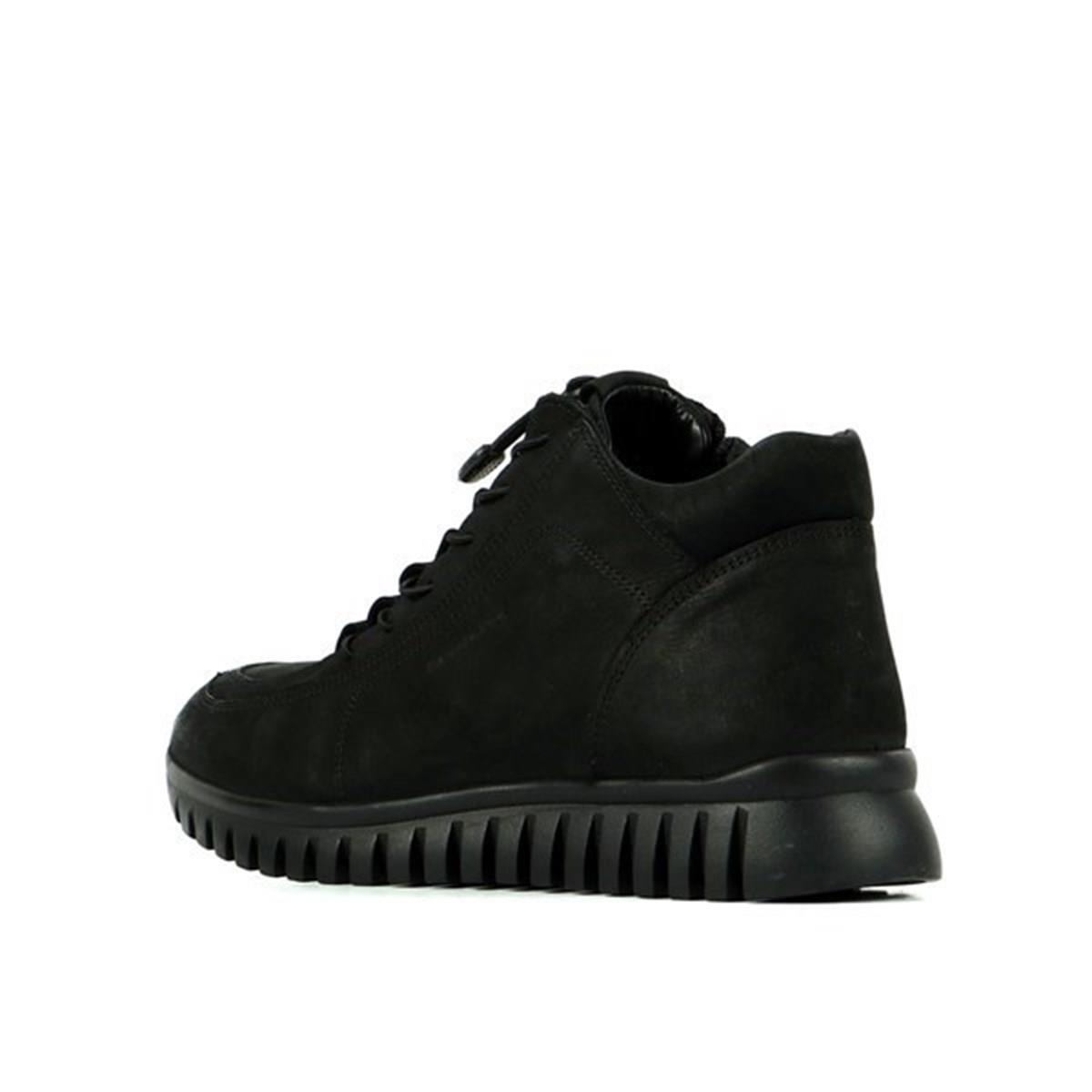 Hammer Jack Siyah Deri Unisex Yarım Bot 102 18810