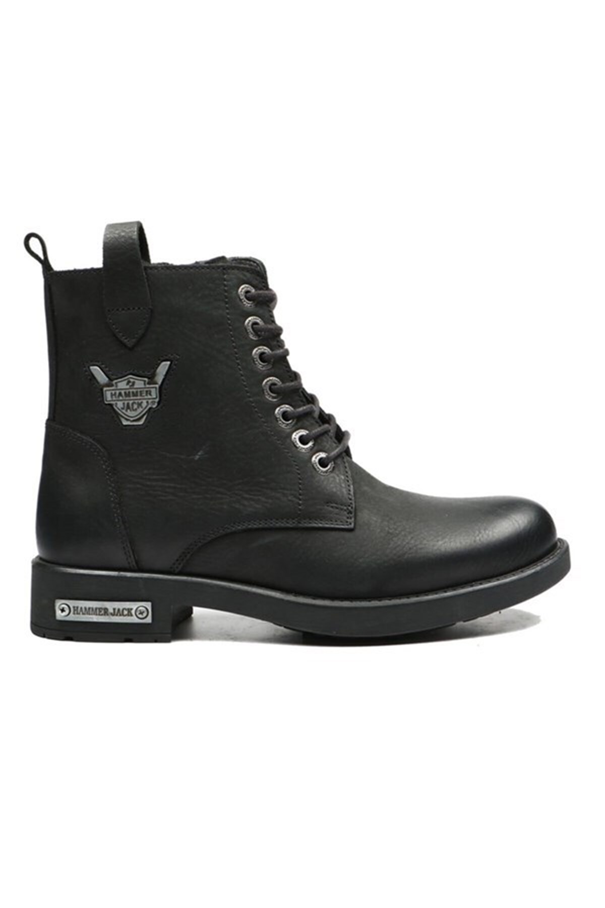 Hammer Jack Siyah Erkek Hakiki Deri Bot 102 15200 M