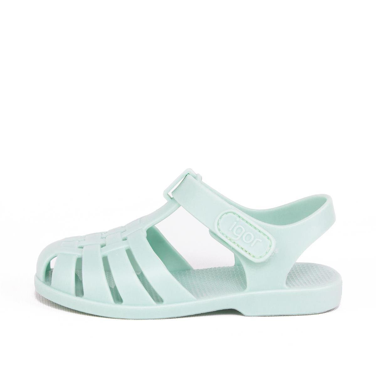 İgor Clasica Velcro Bebek Çocuk Sandalet Ayakkabı Su Yeşili Menta S10288-026