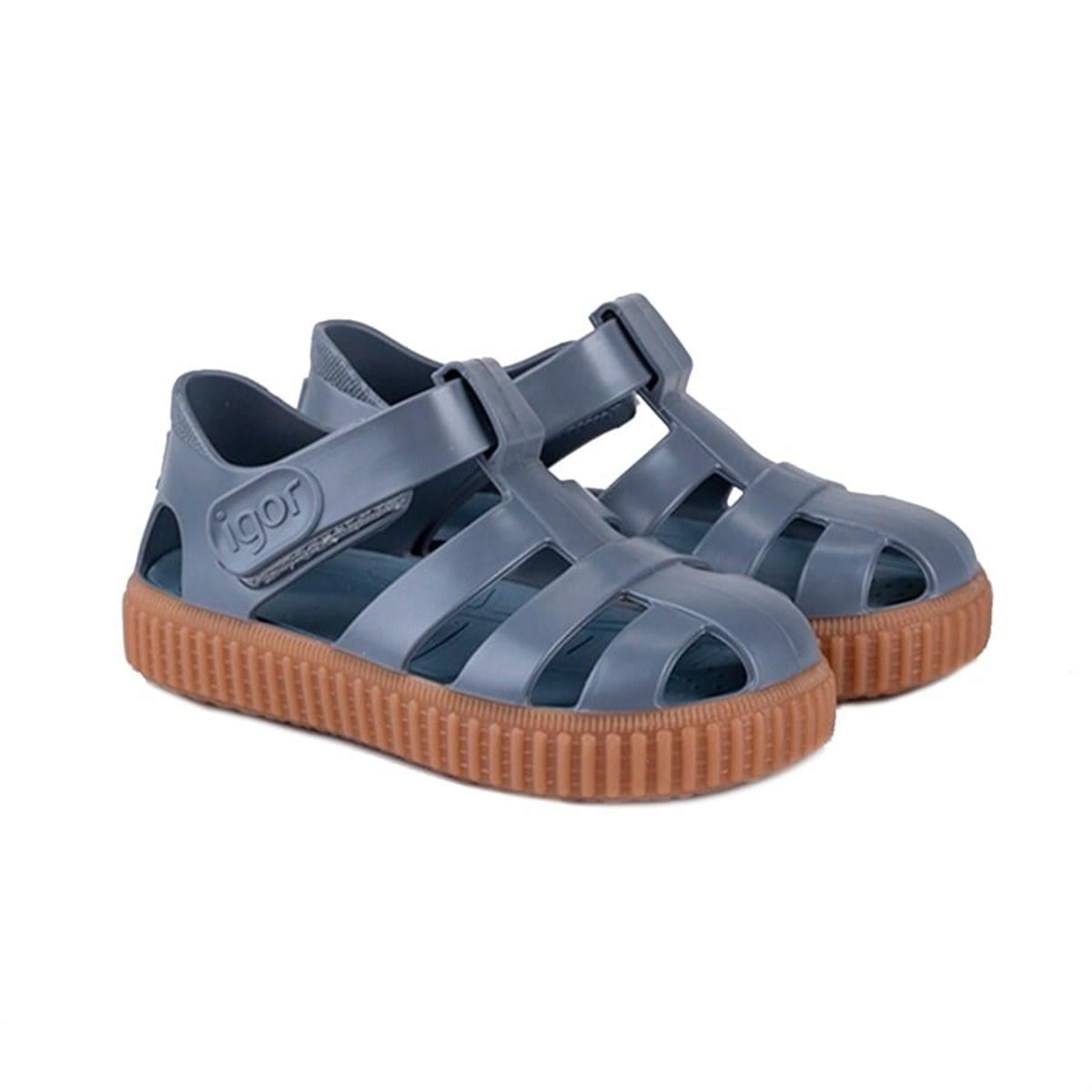 İgor Nico Caramelo Bebek Çocuk Sandalet Azul Blue Lacivert S10291-047