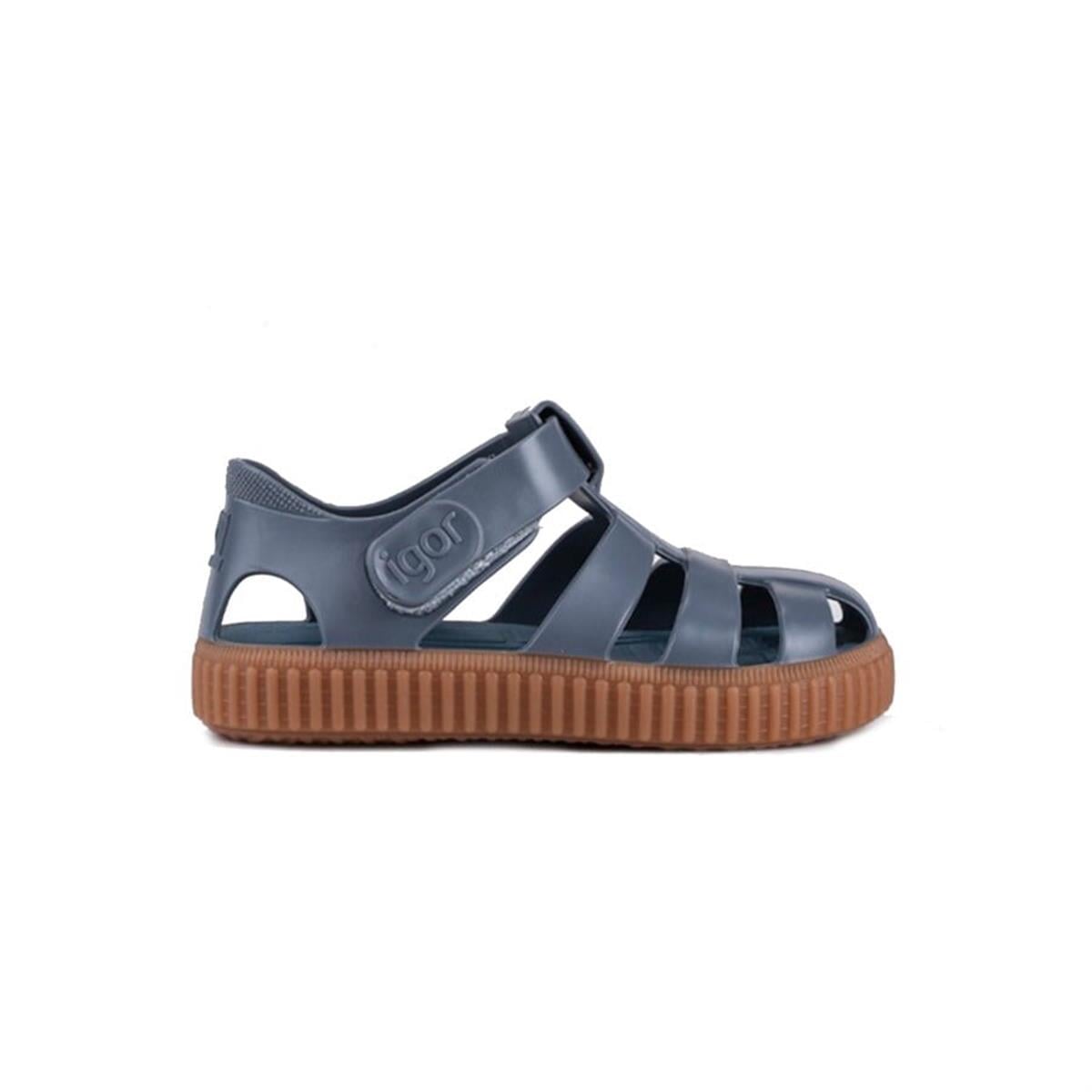 İgor Nico Caramelo Bebek Çocuk Sandalet Azul Blue Lacivert S10291-047