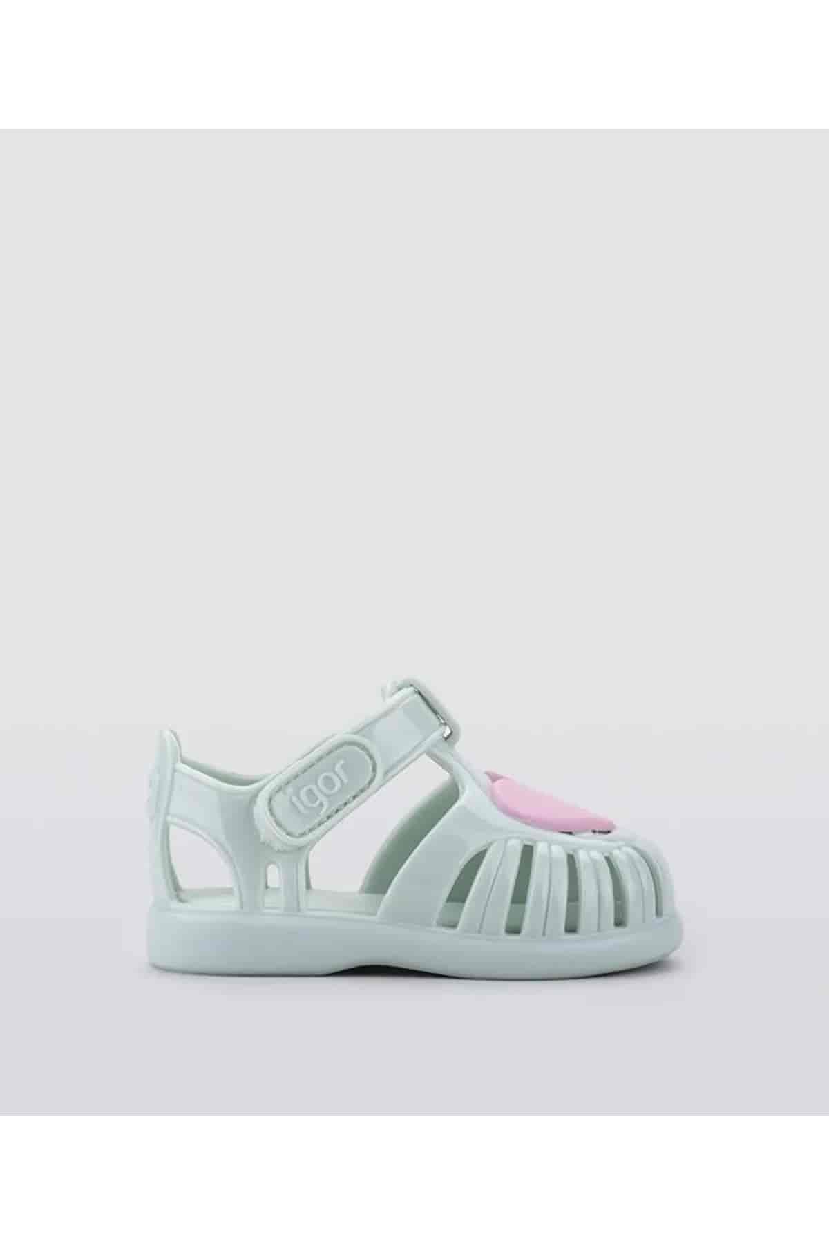 İgor Tobby Gloss Love Bebek Çocuk Sandalet S10310-026 Mint Yeşil
