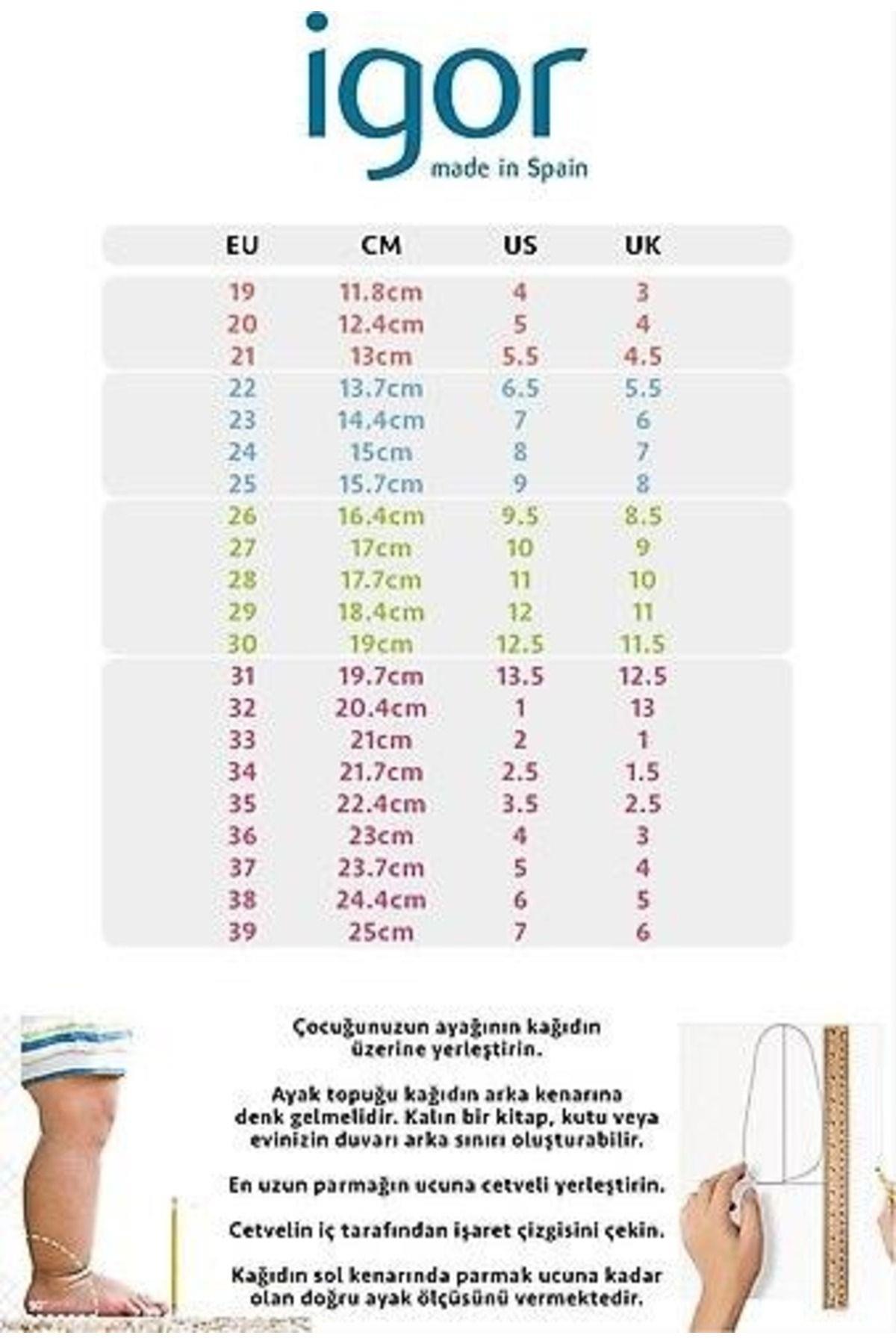 İgor Tobby Unicornio Tr.Transparente Multi Glitter Çocuk Sandalet S10341 386