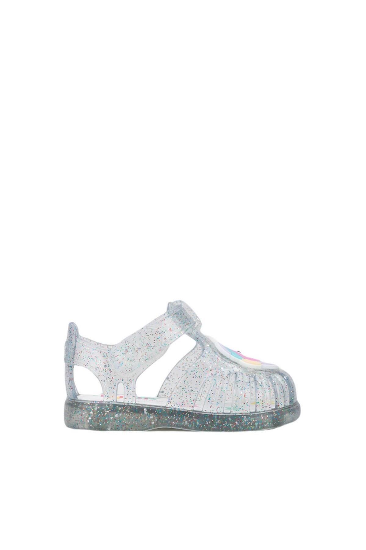 İgor Tobby Unicornio Tr.Transparente Multi Glitter Çocuk Sandalet S10341 386
