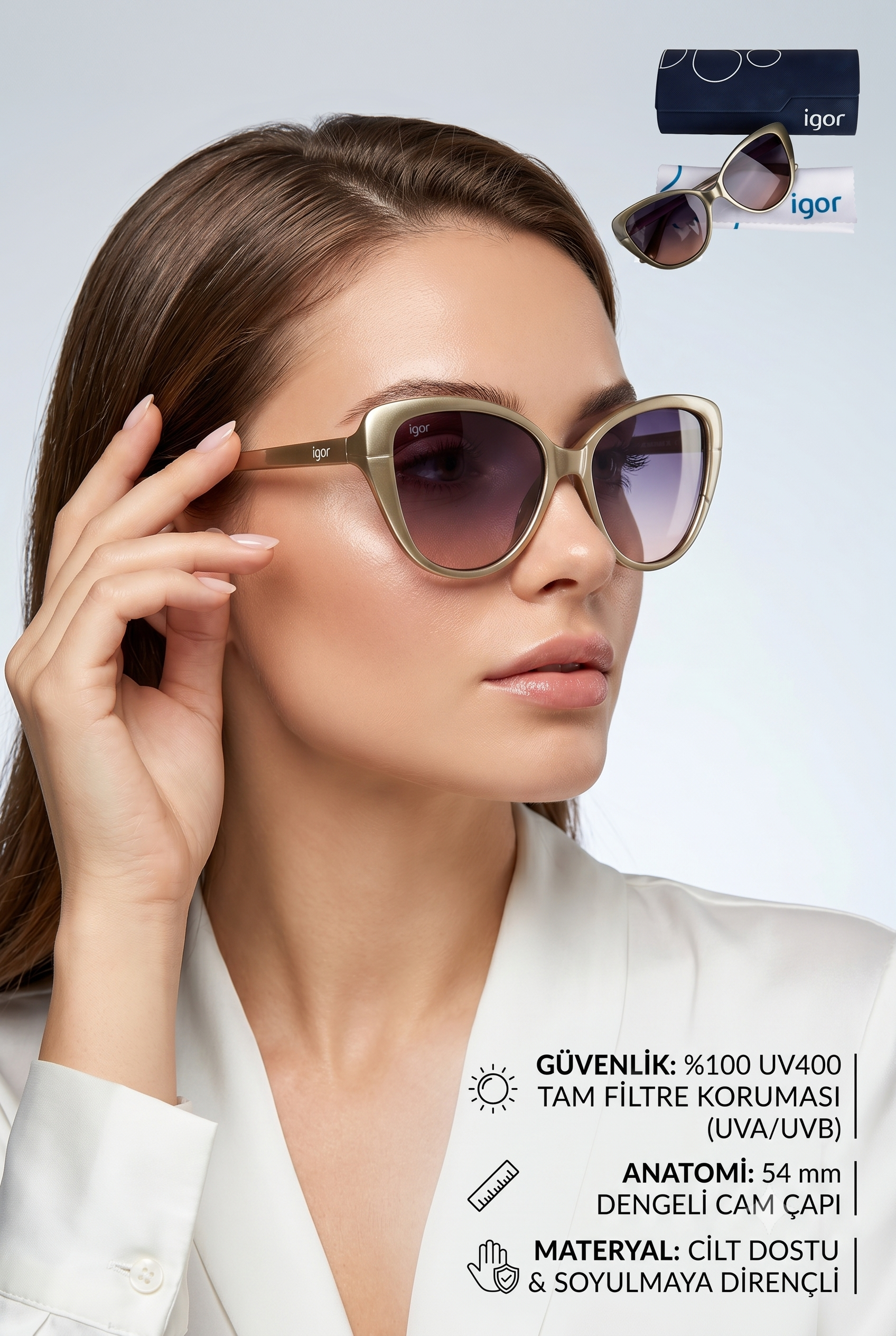 Igor Vandy SS272 Kadın Güneş Gözlüğü M.Verde SS272-C1112