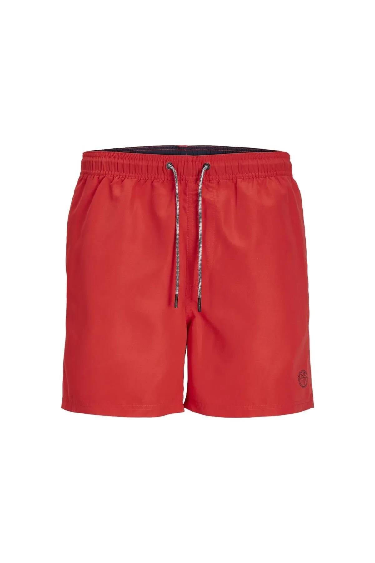Jack & Jones Erkek Chinese Red Deniz Şortu 12225961-12272776