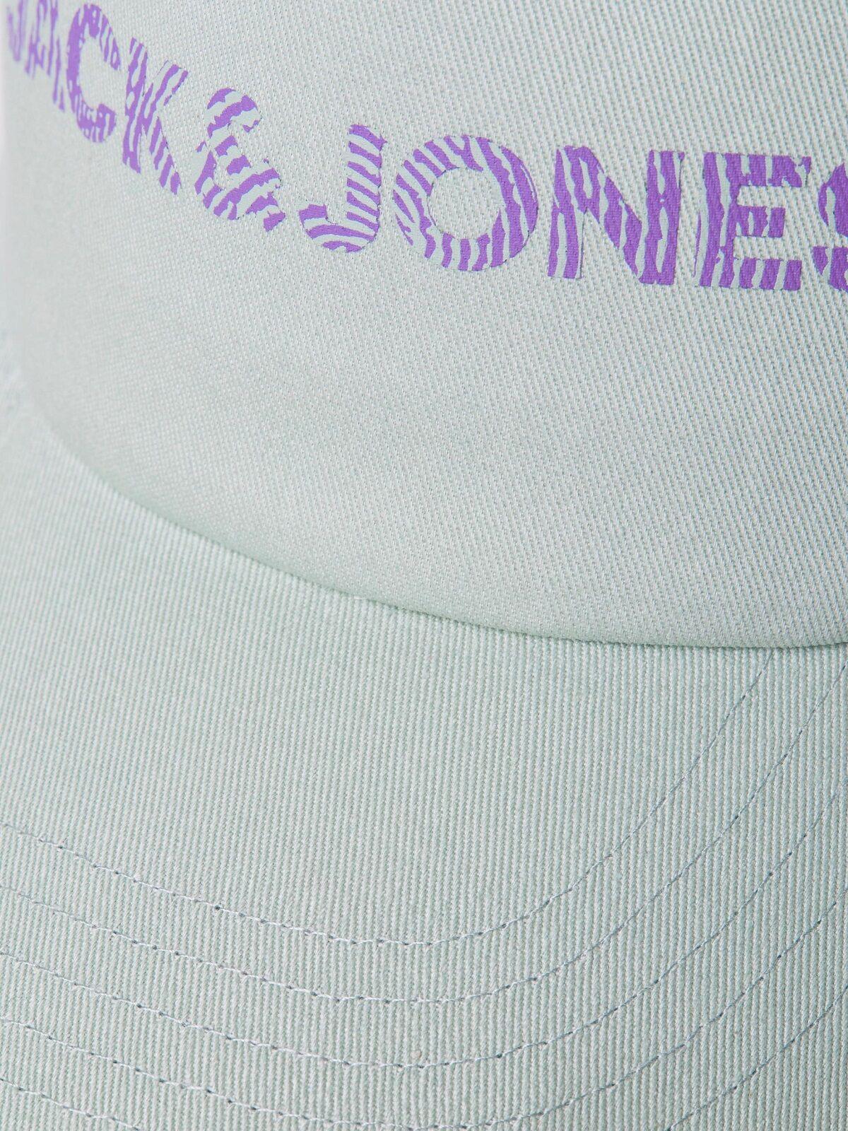 Jack & Jones Jacadrian Erkek Pamuklu Basic Cap Şapka 12235403 Aqua Gray