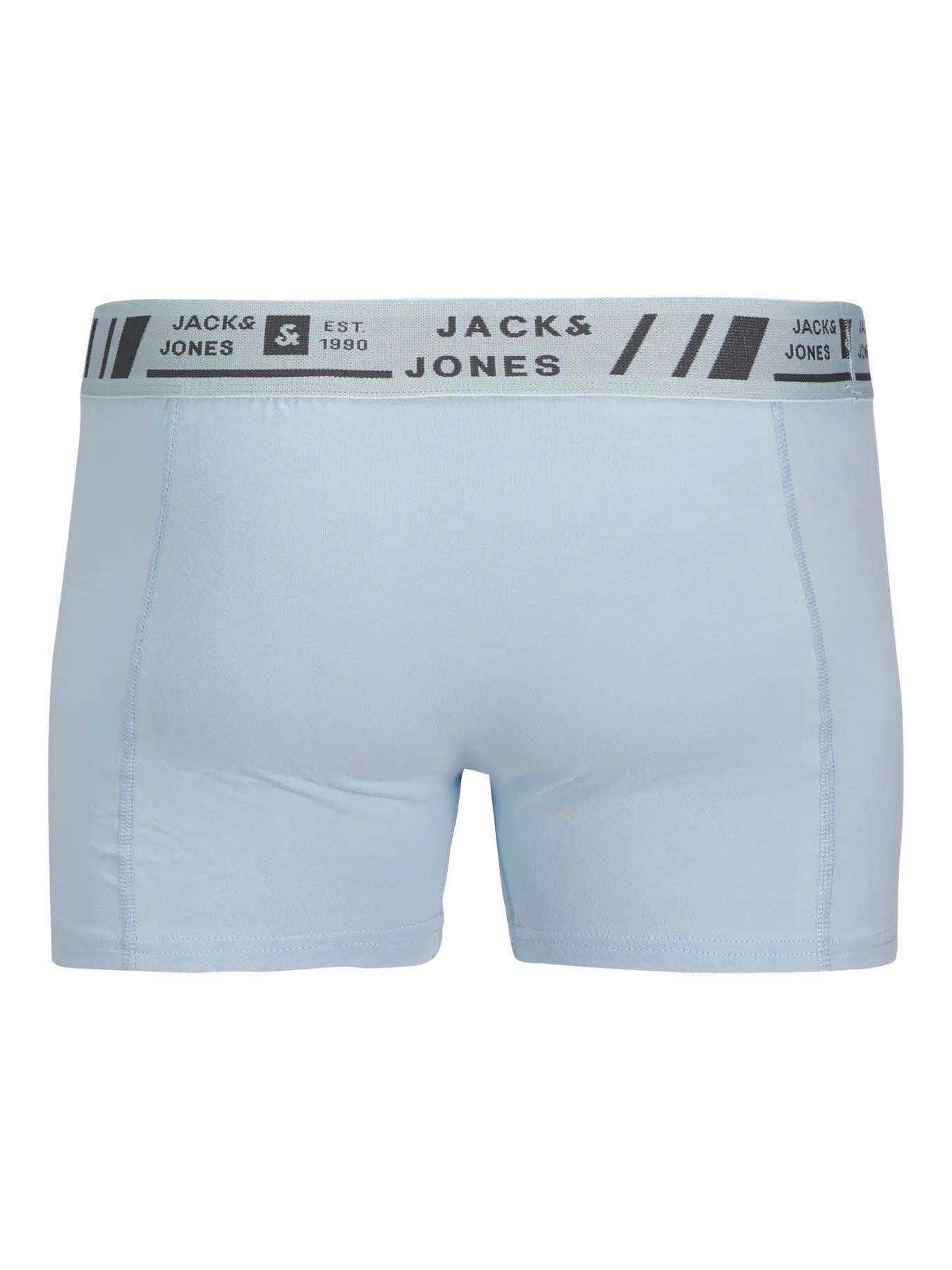 Jack & Jones JACANGUS Erkek 3 Lü Set Lacivert Mavi Asfalt Boxer 12277576