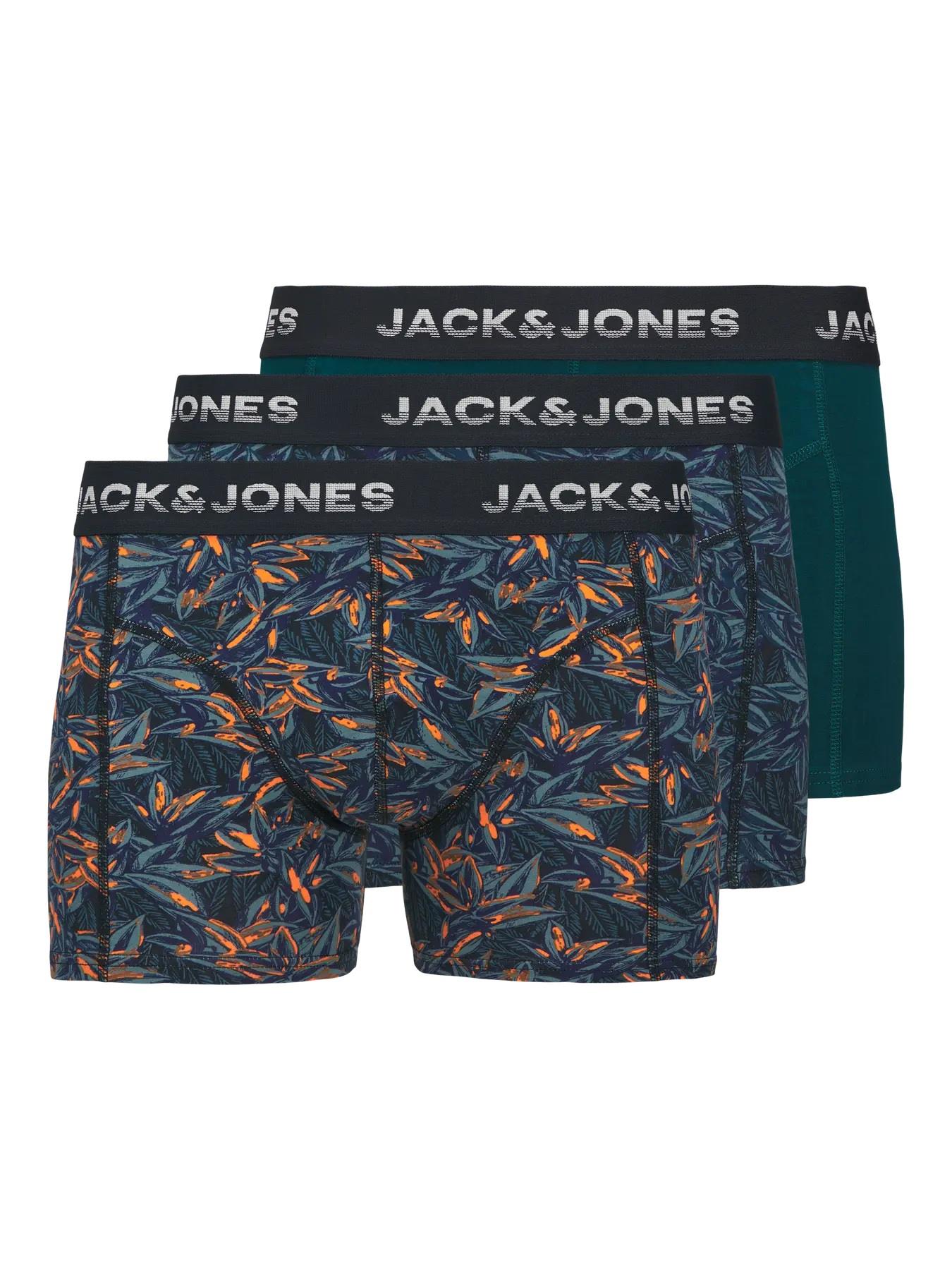 Jack & Jones JACMAXWELL Erkek 3 lü Set Lacivert Yeşil 12283353