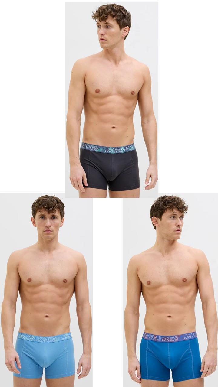 Jack & Jones JACPETE Erkek 3 Lü Set Boxer 12277585