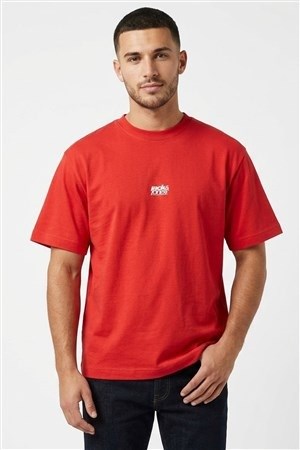 Jack & Jones Jcobreeze Ön Logolu Bisiklet Yaka Erkek Kırmızı Tişört 12298989