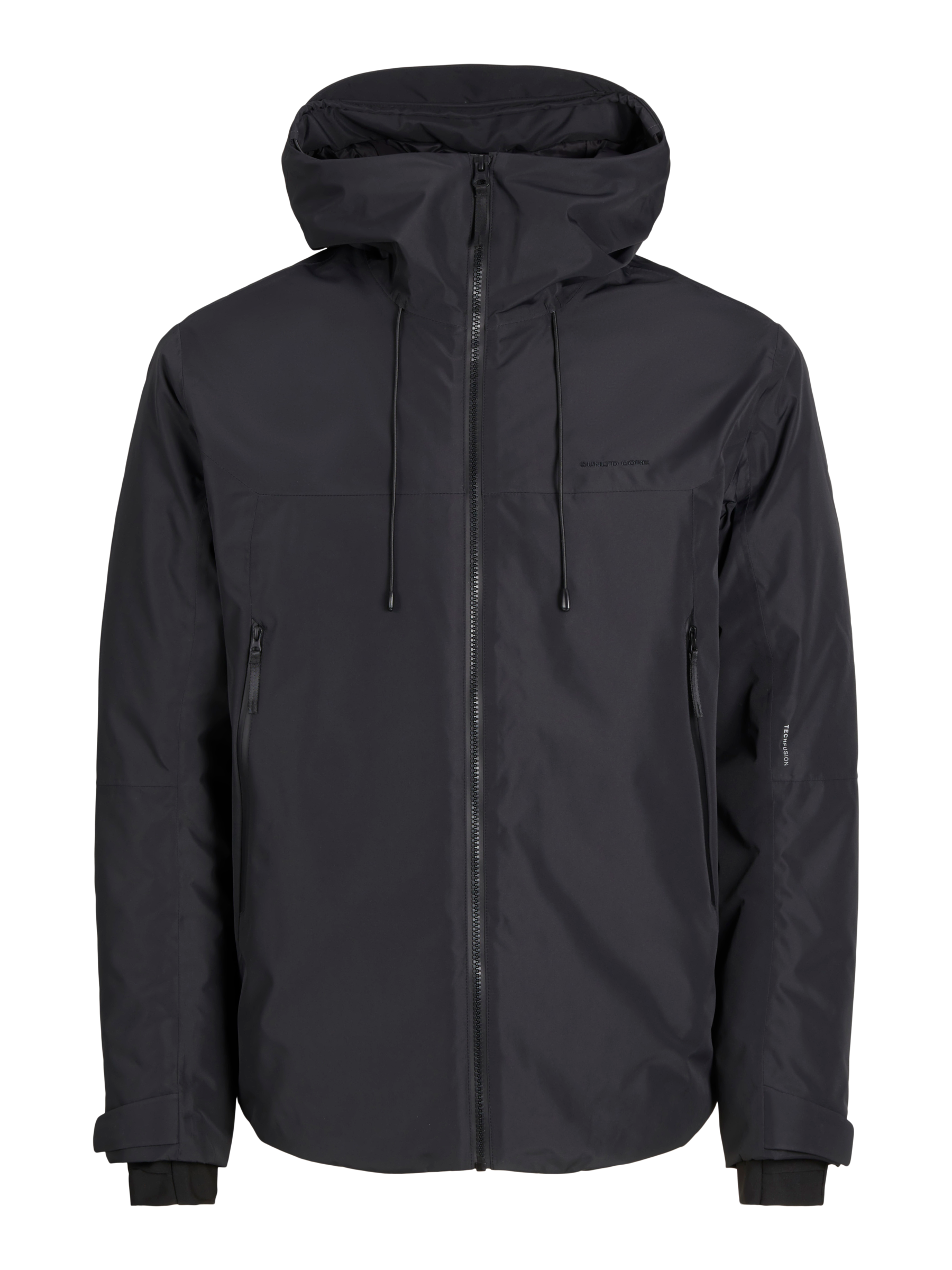 Jack & Jones JCOSUMMIT PADDED SHELL Erkek Su Geçirmez Mont Siyah 12262093
