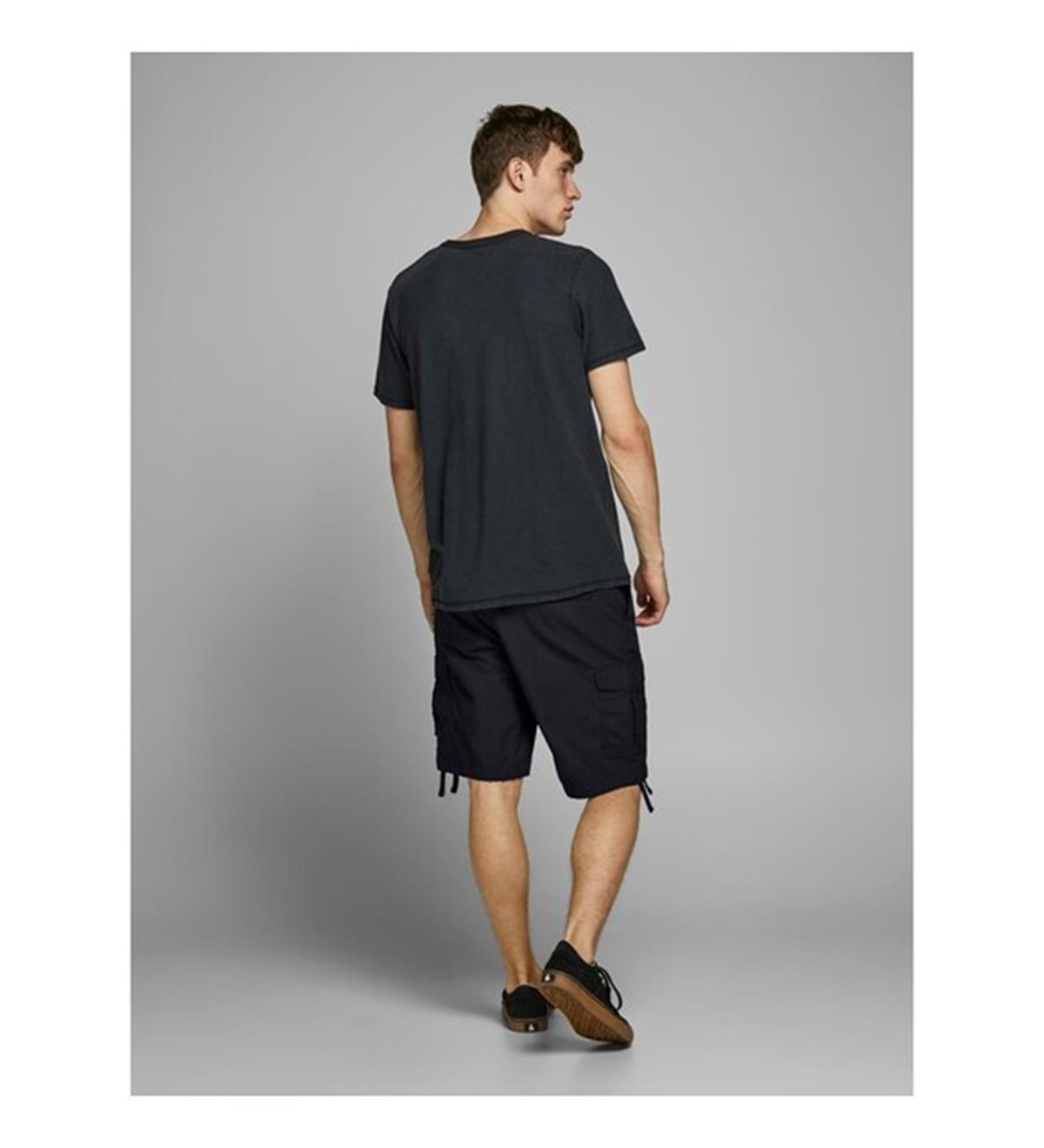 Jack & Jones Jeans Intelligence Jjıcharlie Erkek Kargo Şort 12166338 Black