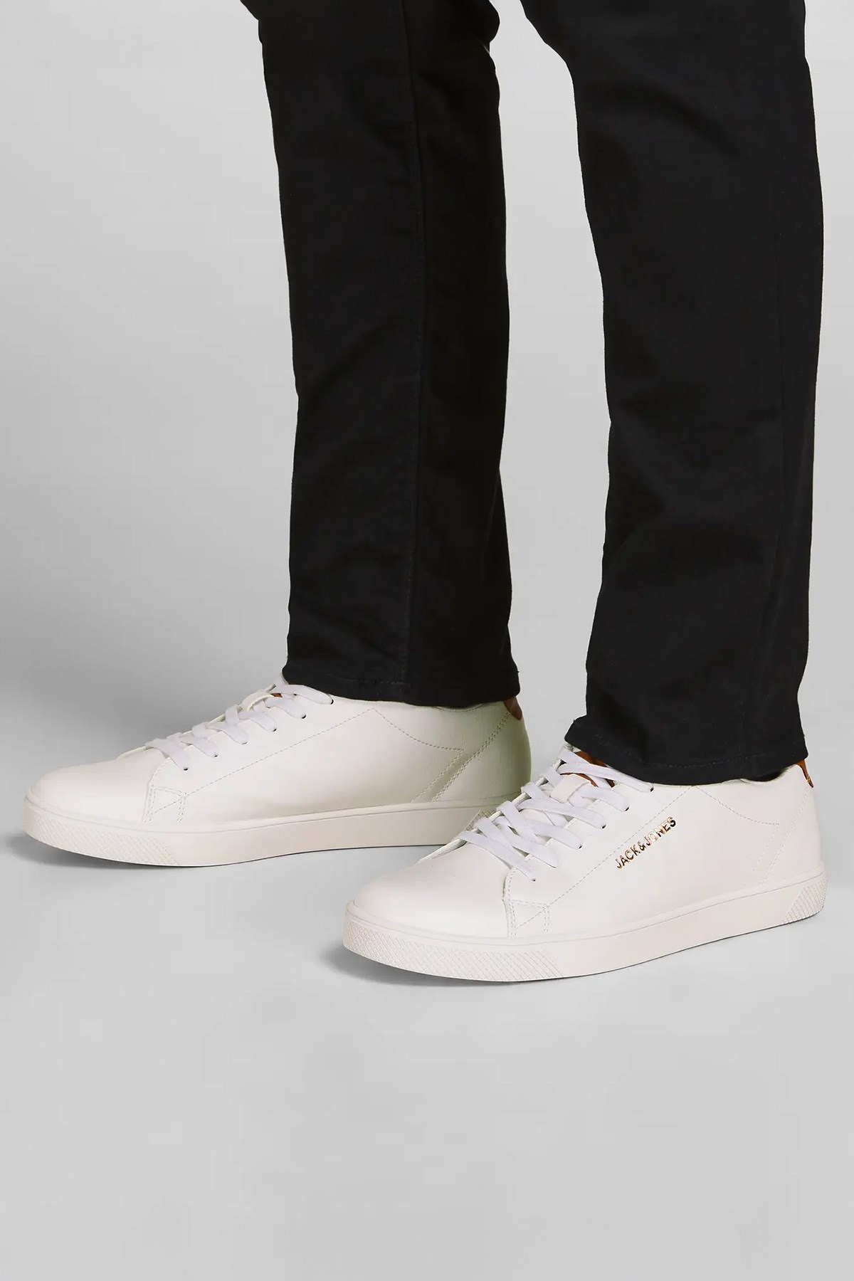 Jack & Jones JFWBOSLEY PU SNEAKER NOOS Erkek Beyaz Spor Ayakkabı 12203642